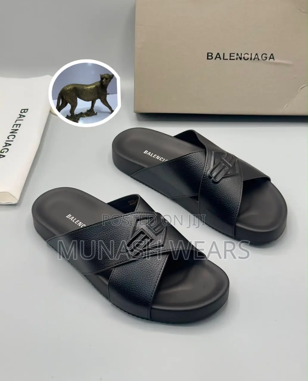 Balenciaga Leather Slipers 40-46 Available