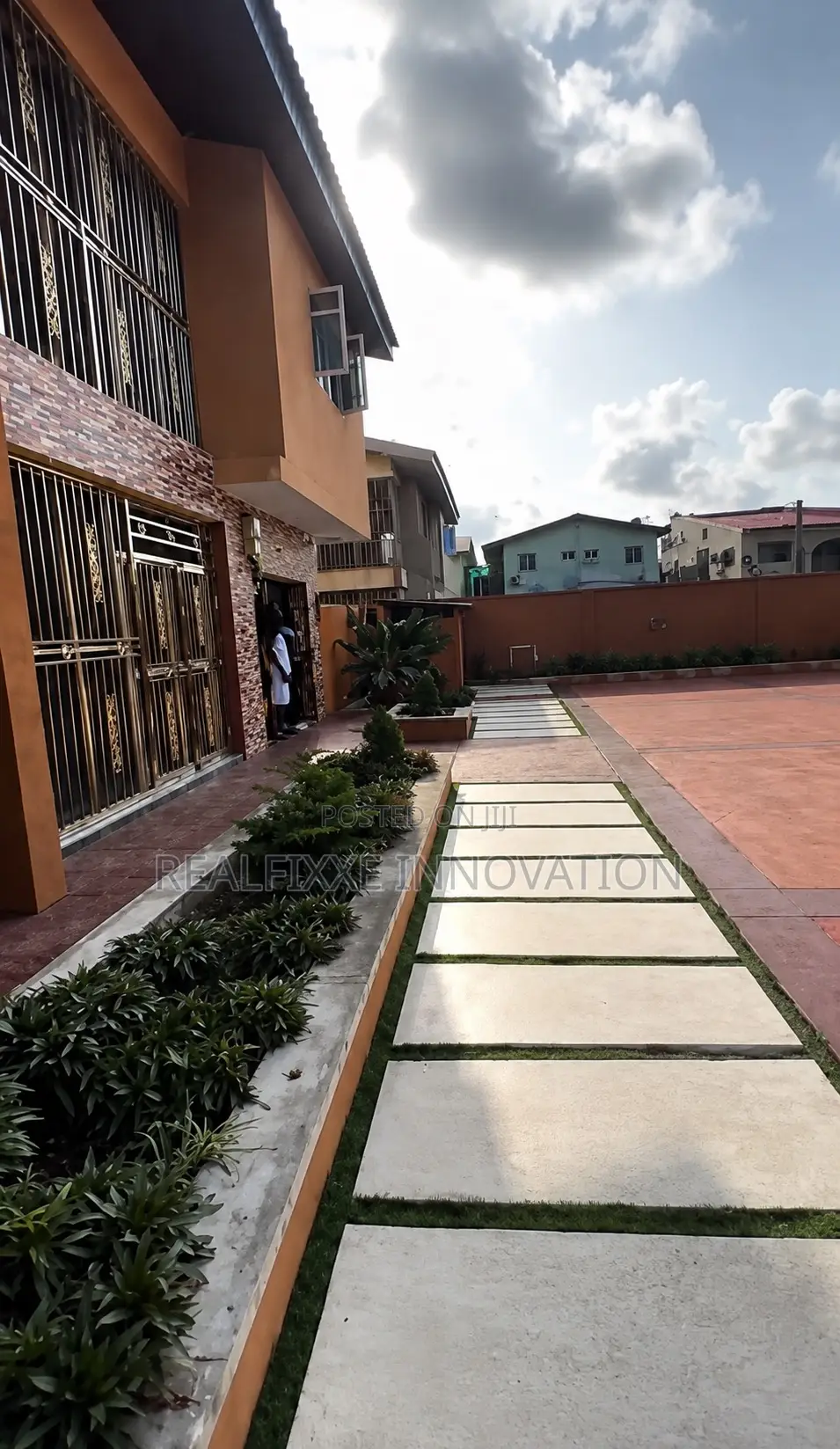 Landscaping, Stamp Concrete, Concrete Slab in Ikoyi