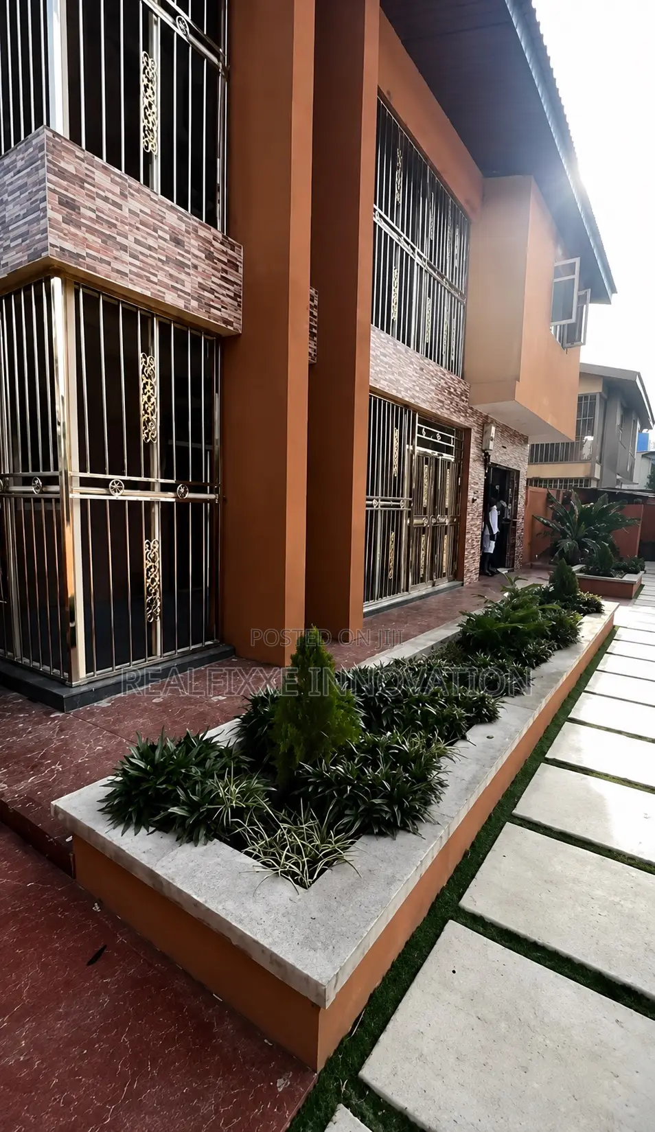 Landscaping, Stamp Concrete, Concrete Slab in Ikoyi