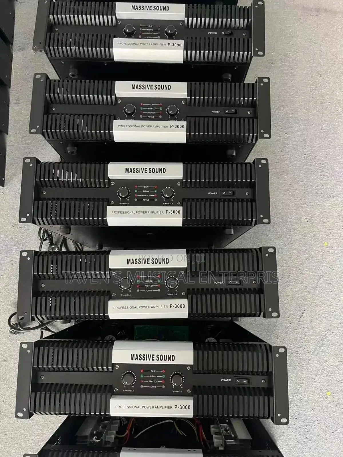 Massive Sound 3000 Watts Professional Power Amplifiers