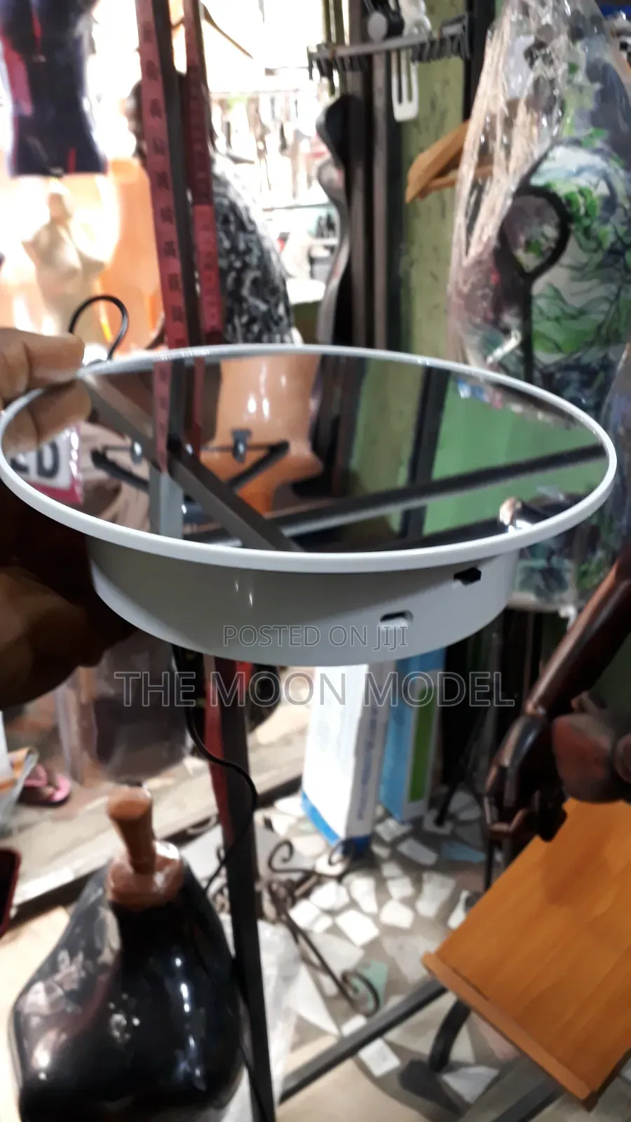 360° Electric Mirror Turntable Display Stand -Rotating Platform