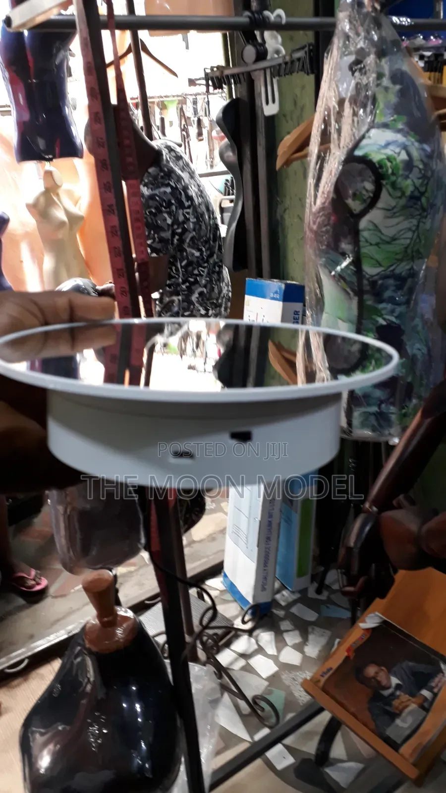 360° Electric Mirror Turntable Display Stand -Rotating Platform