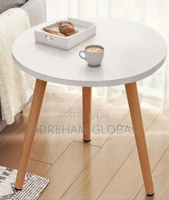 Stylish Coffee Side Table Available in 3 Colours, Black, White Brown