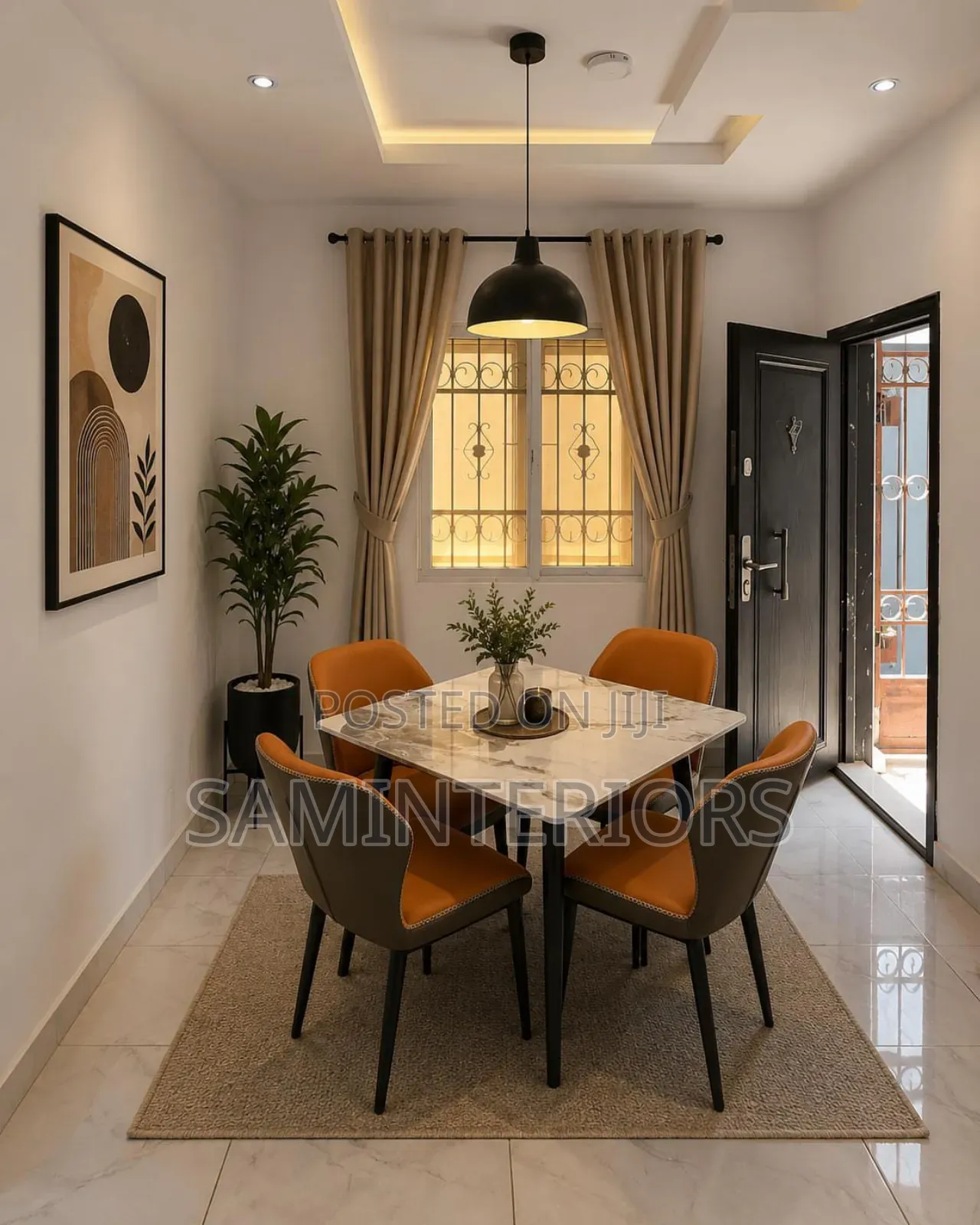 Elegant and Quality Affordable Dining by 4 Chairs