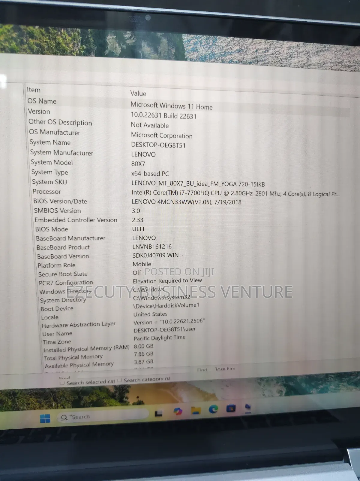 Laptop Lenovo Yoga 710 16GB Intel Core i7 SSD 256GB