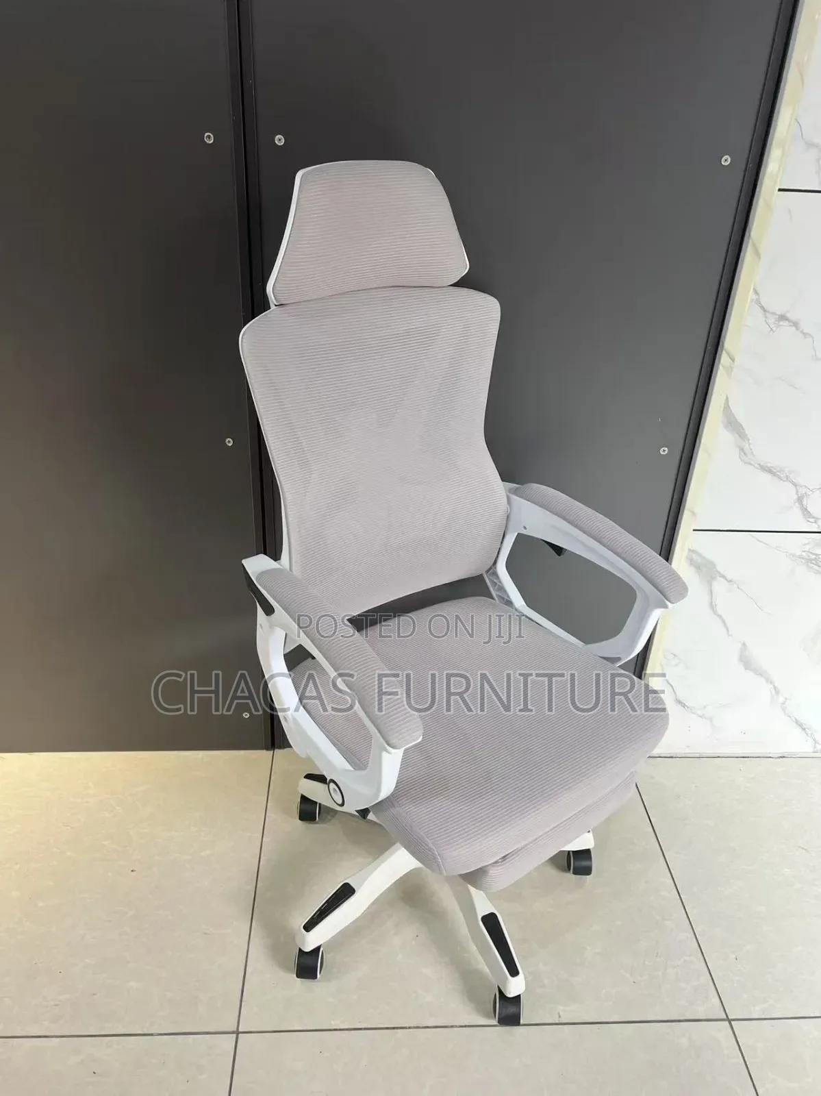 Ergonomic Mesh Office Chair With Footrest - Brand New Executive Seat