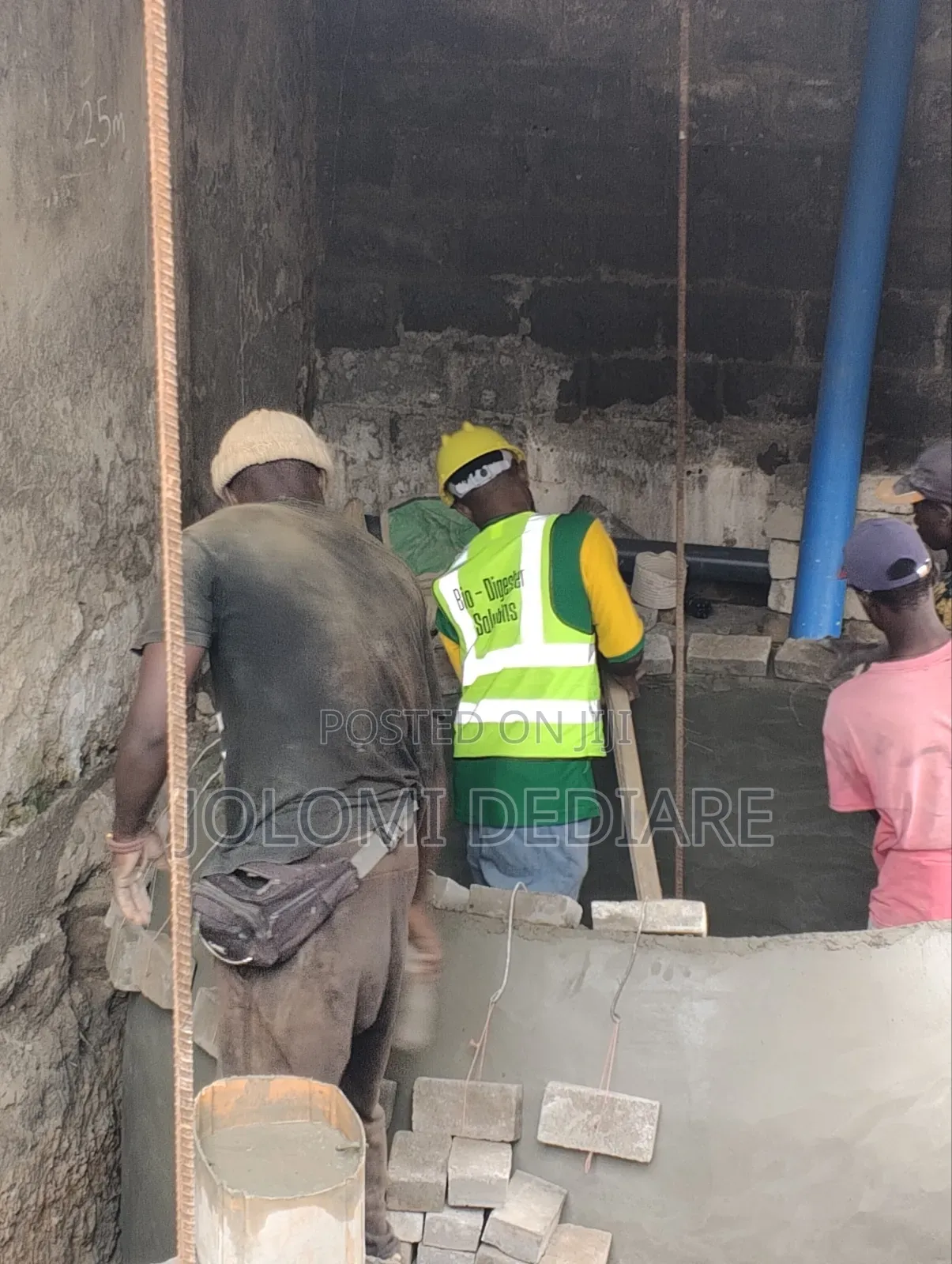 Fix Biogas Dome Construction.