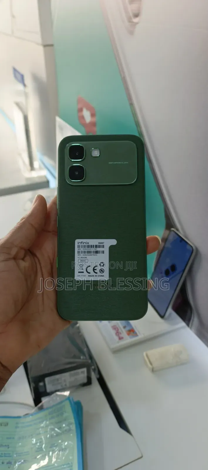 New Infinix Note Edge 128 GB Green