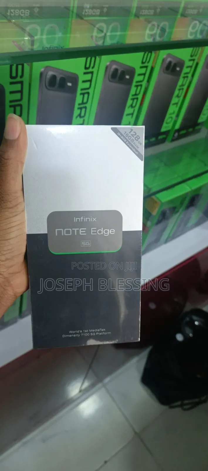New Infinix Note Edge 128 GB Green