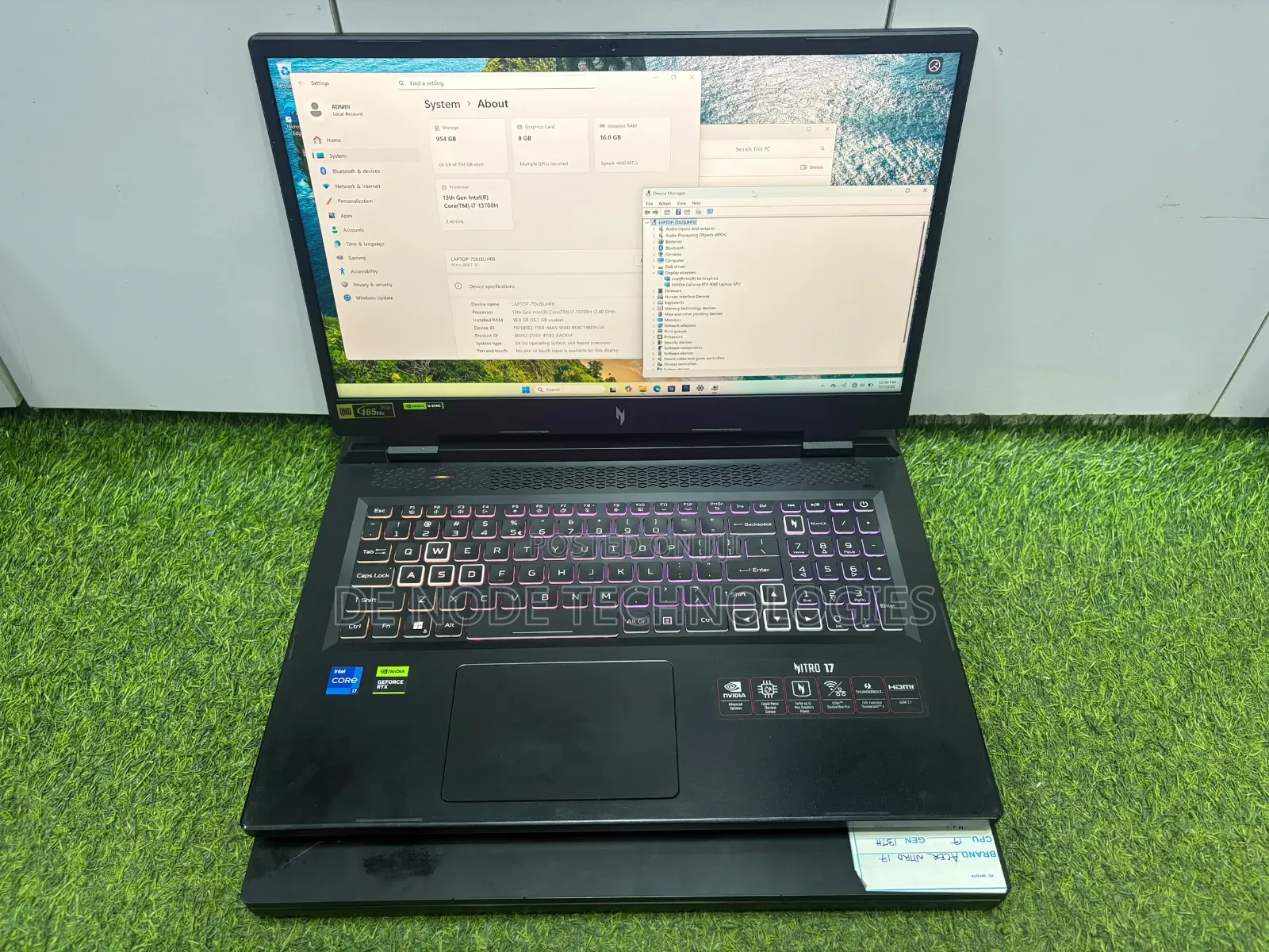 Laptop Acer Nitro 5 16GB Intel Core i7 SSD 512GB
