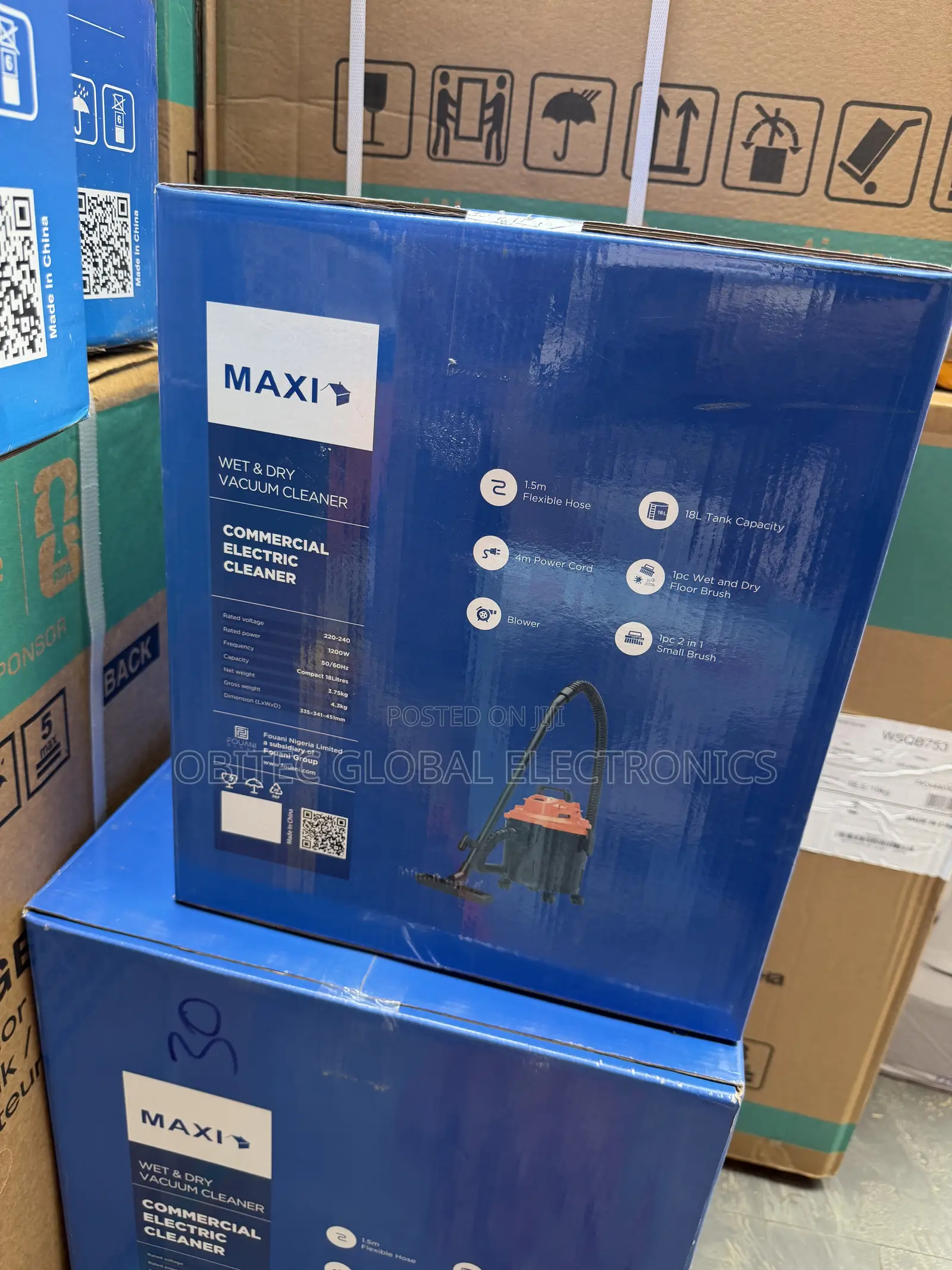Maxi Vacuum Cleaner 18l Tank