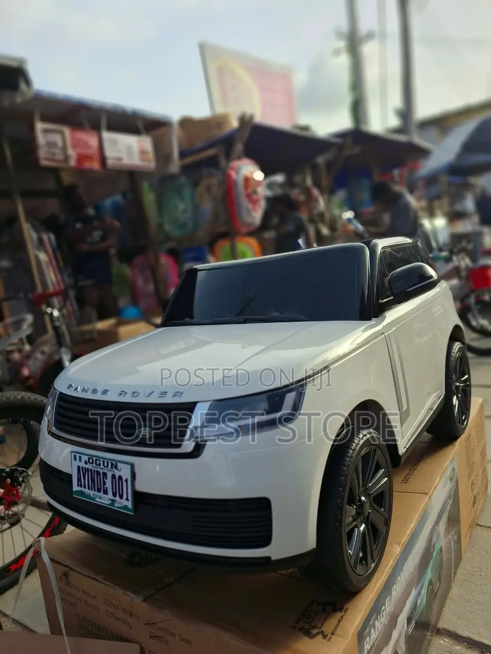 High Quality Range Rover Car With Remote Control Music Double Seat