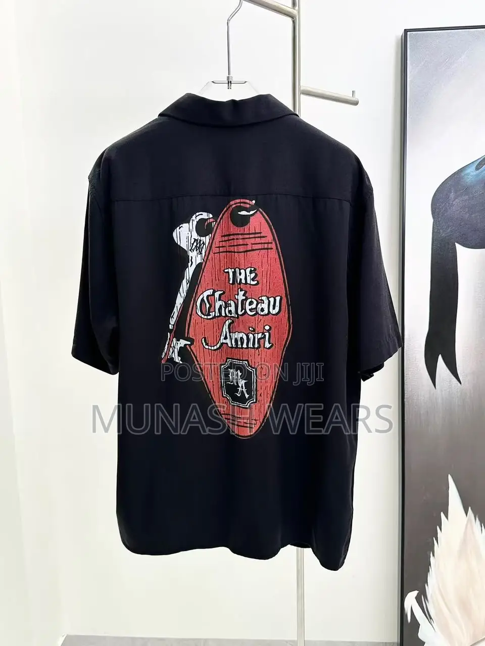 Amiri Culture Black and White Shirt Available