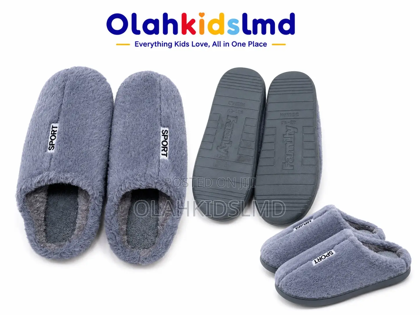 Fluffy Plush Slippers – Soft Home Slip-on Shoes