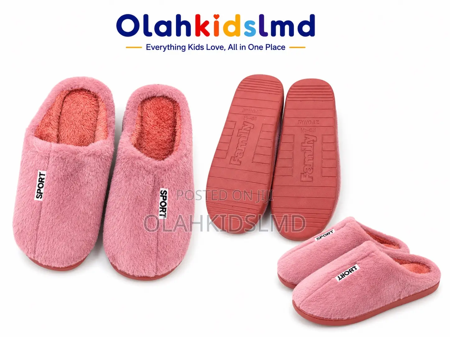 Fluffy Plush Slippers – Soft Home Slip-on Shoes