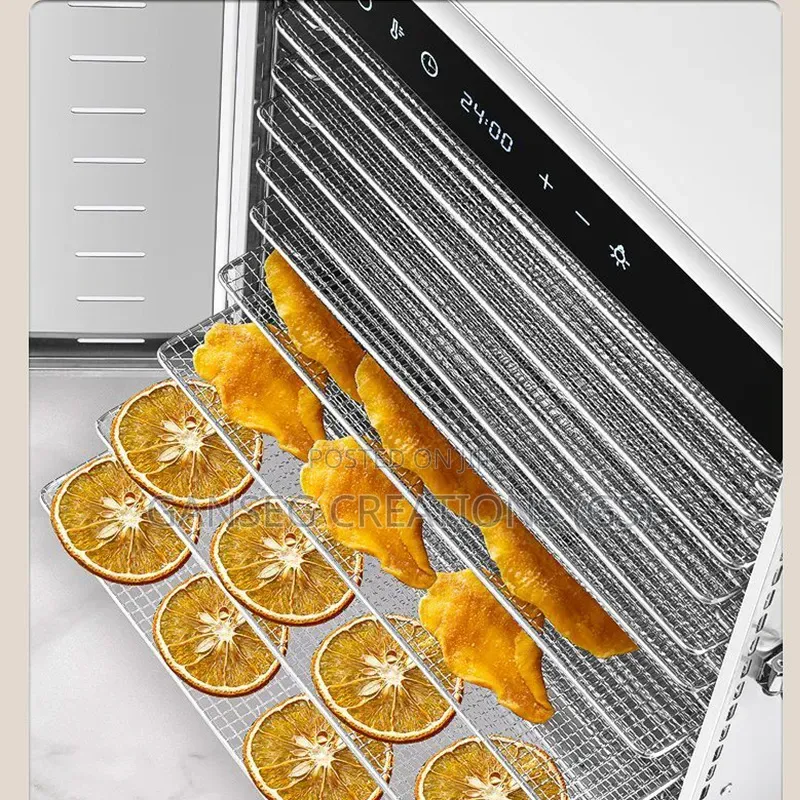 Premium 12-Layer Large Capacity Stainless Steel Food Dehydrator(1000w)