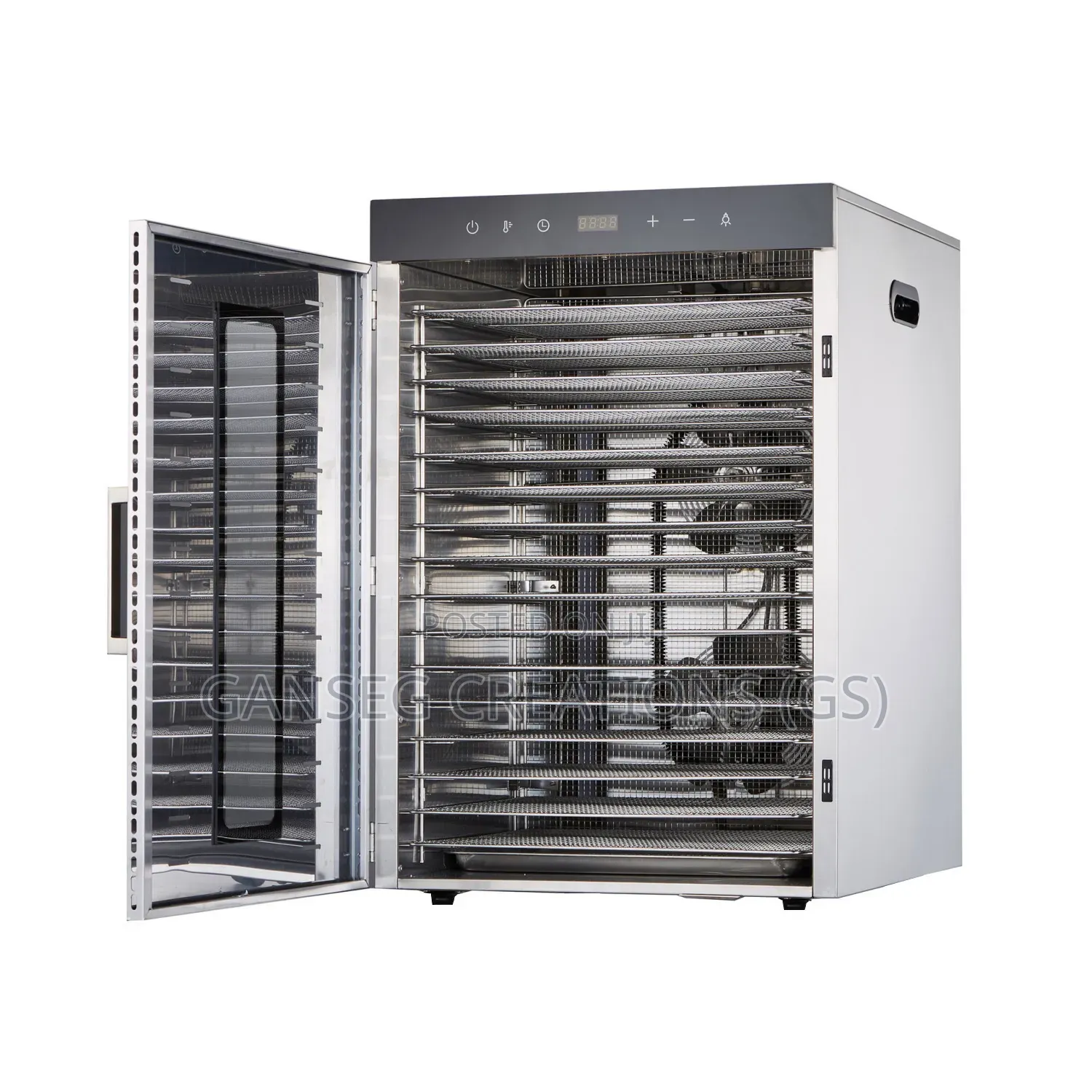 Premium 12-Layer Large Capacity Stainless Steel Food Dehydrator(1000w)