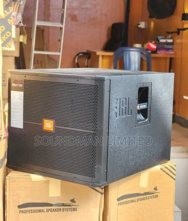 Pair of JBL Sub Srx718 18” High Power Single Subwoofer Full Range