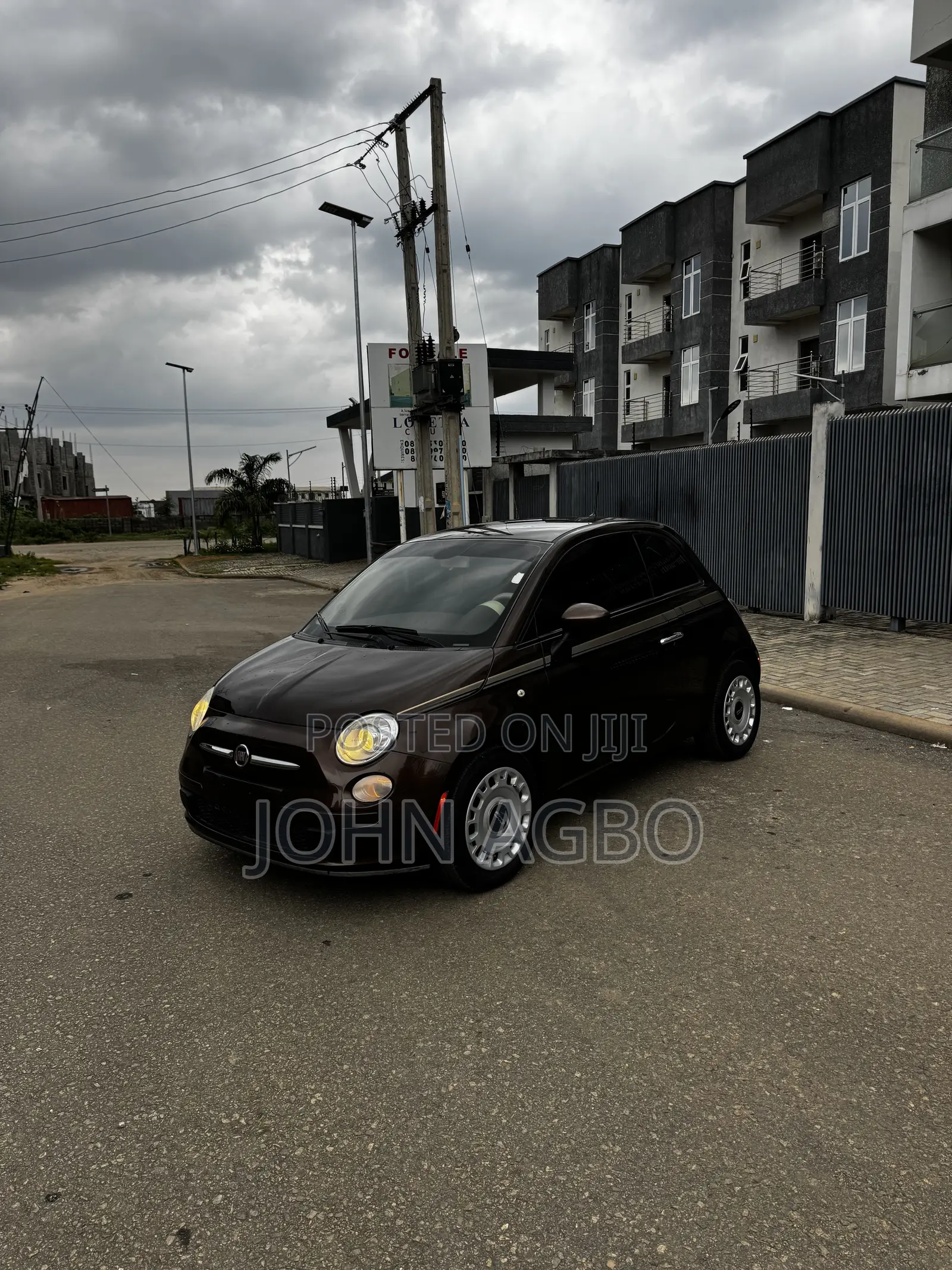 Fiat 500 t 2013 Brown
