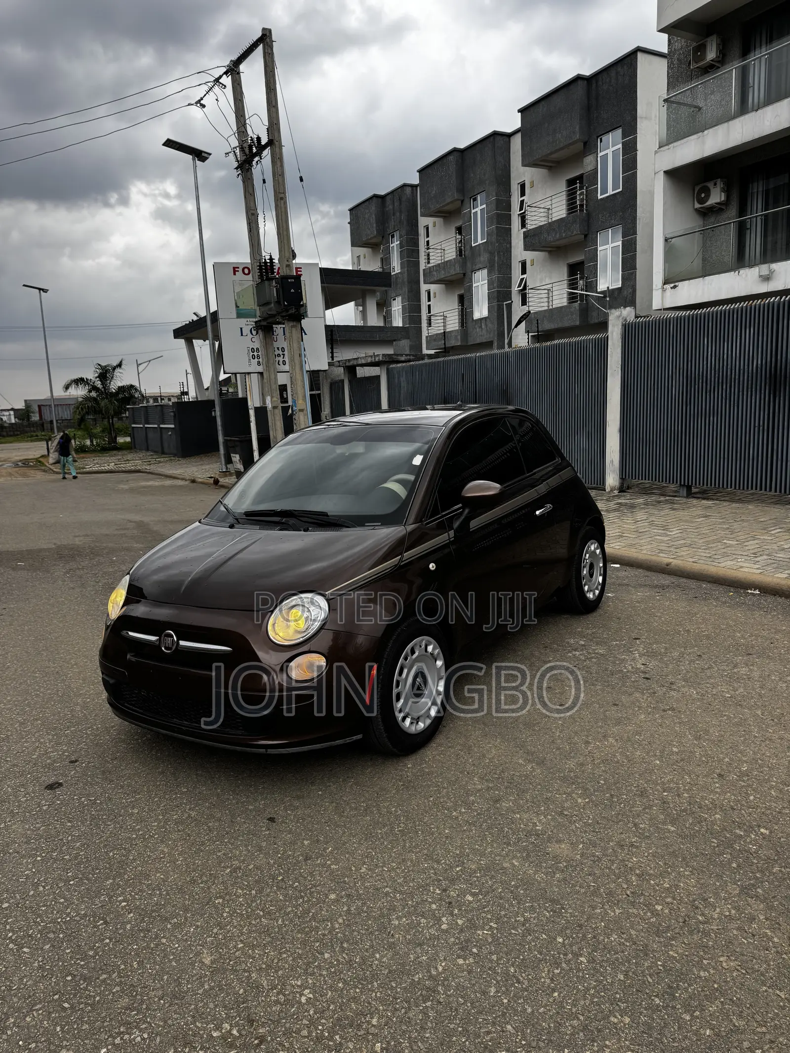 Fiat 500 t 2013 Brown