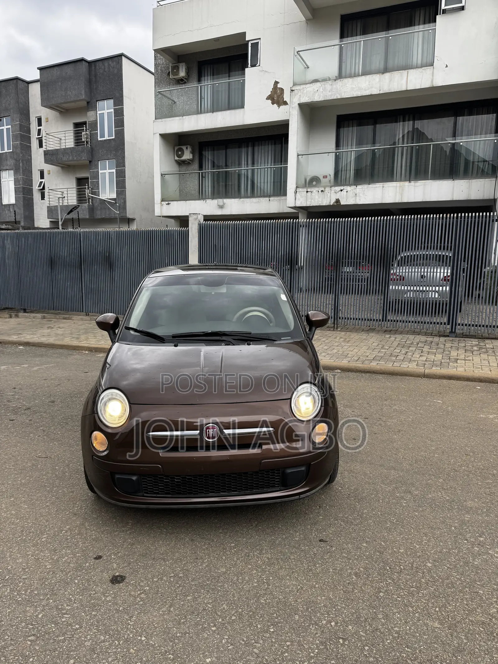 Fiat 500 t 2013 Brown