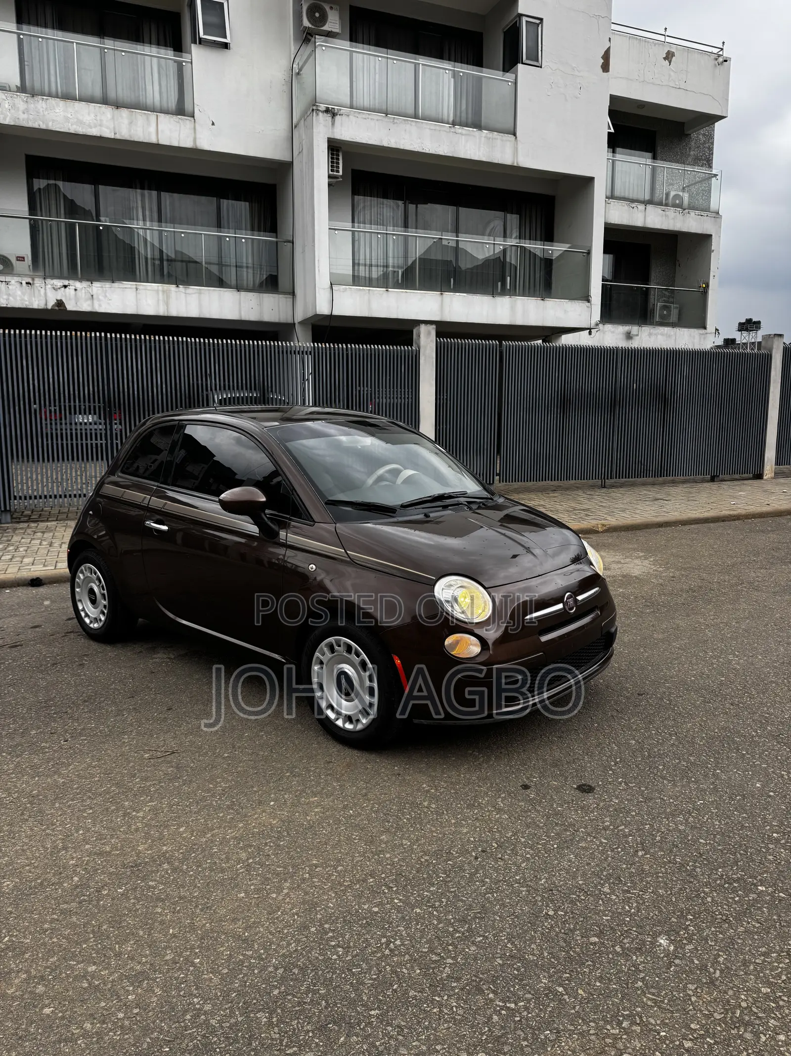 Fiat 500 t 2013 Brown