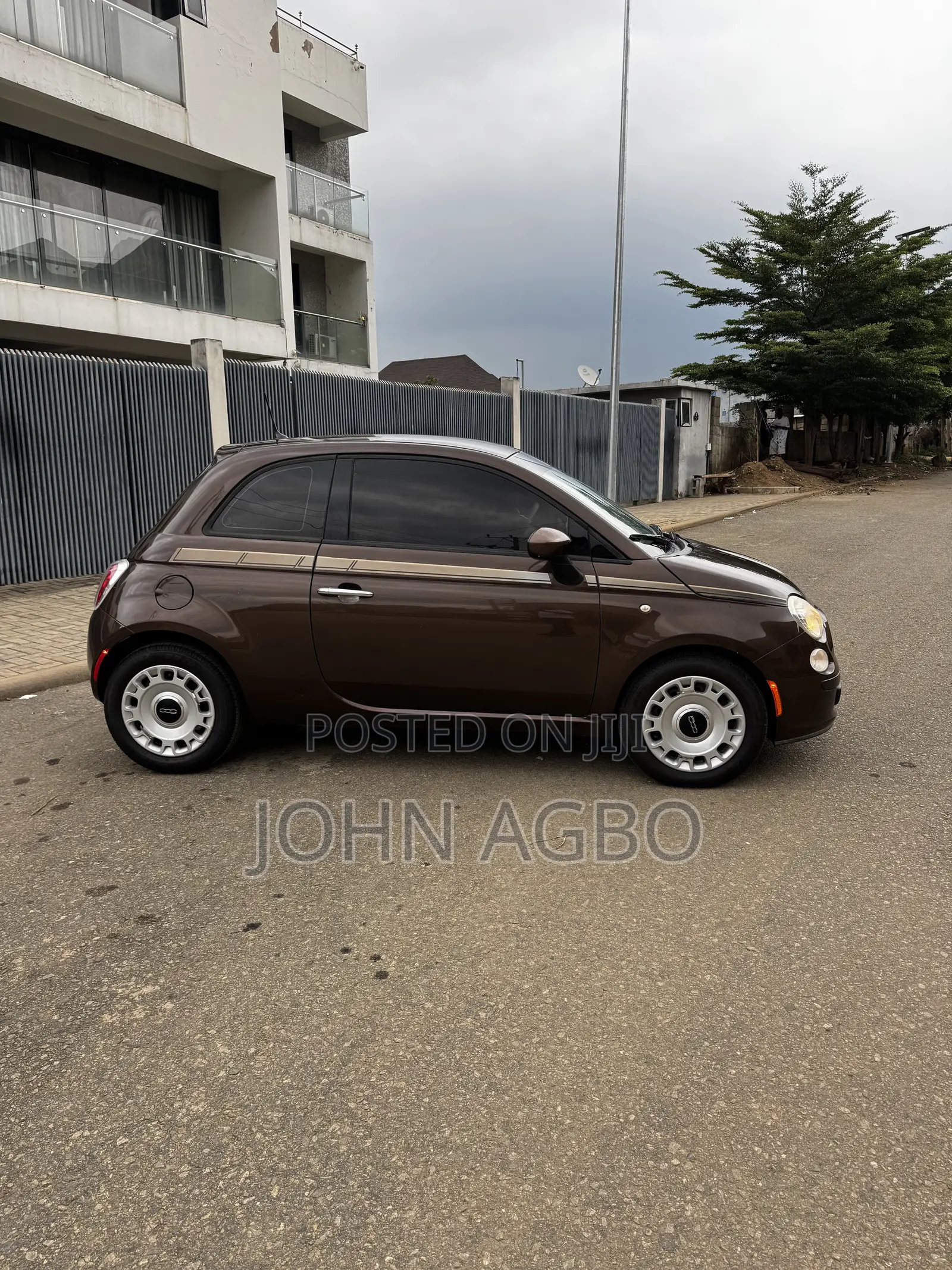 Fiat 500 t 2013 Brown