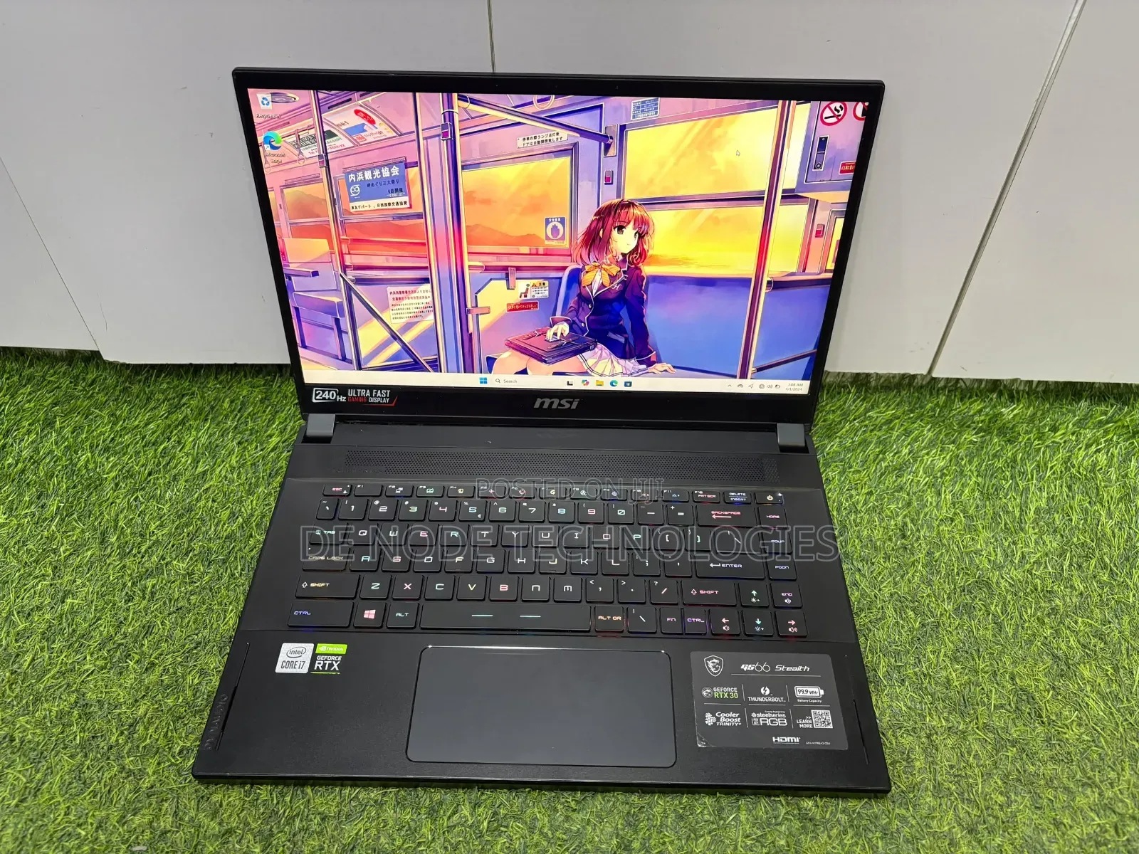 Laptop MSI GS66 Stealth 10SGS 16GB Intel Core i7 SSD 512GB