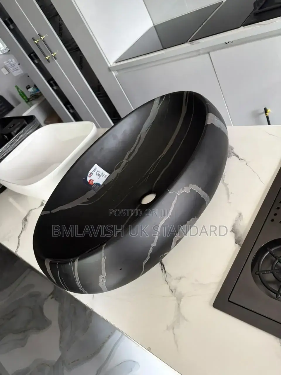 Black Marble Top Basin