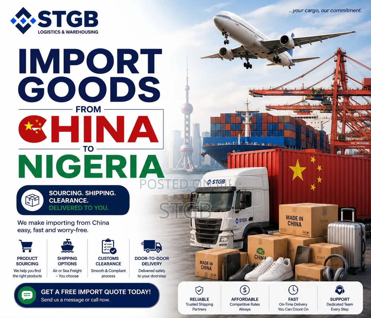 Let Us Help You Import Goods From China to Nigeria