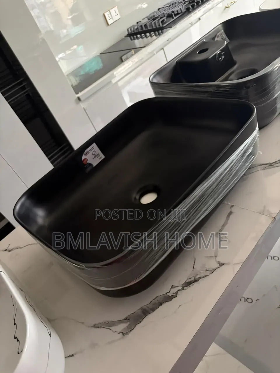 Matt Black Top Wash Hand Basin