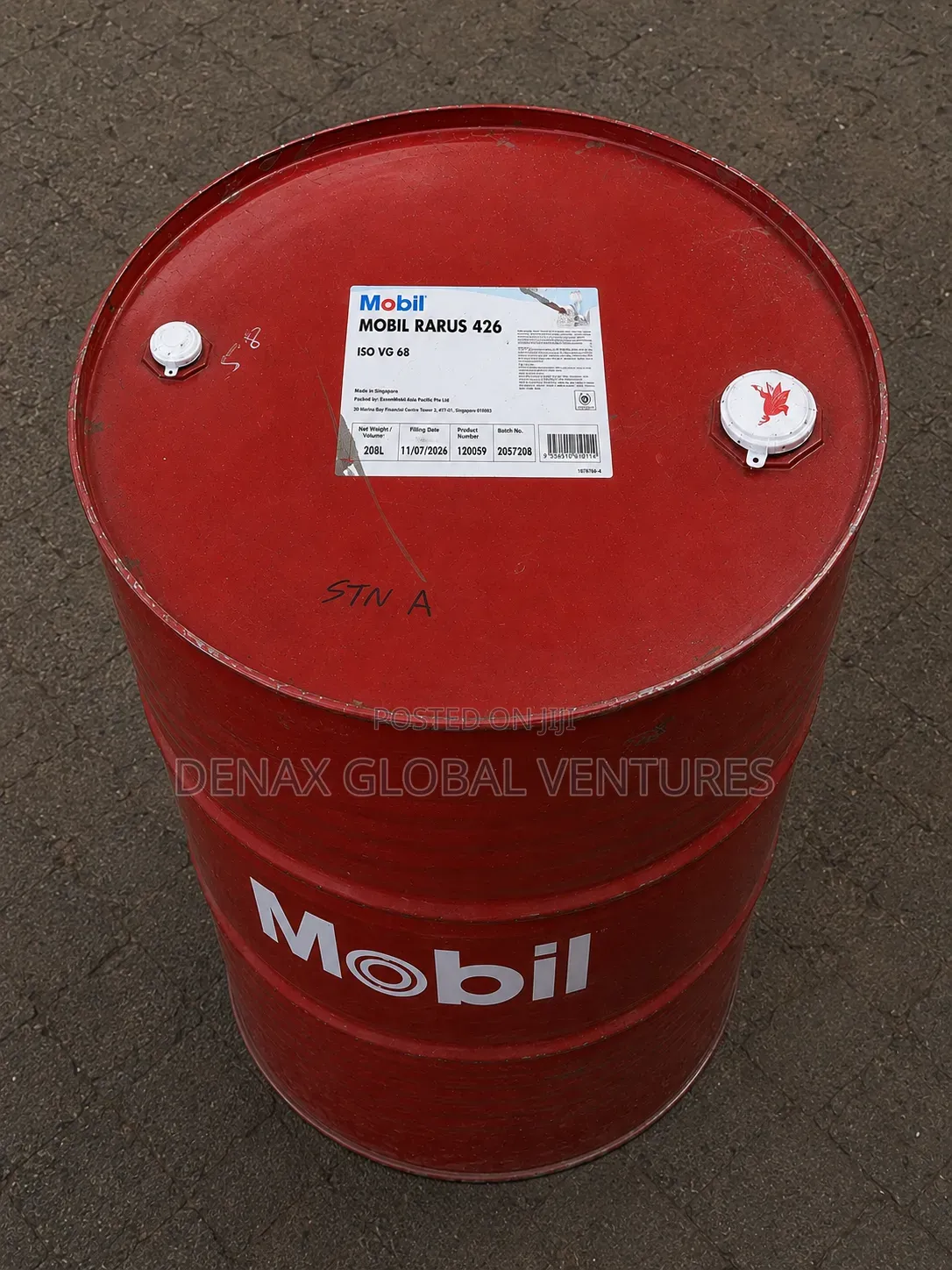 Mobil Rarus 426 Air Compressor Lubricant Drum