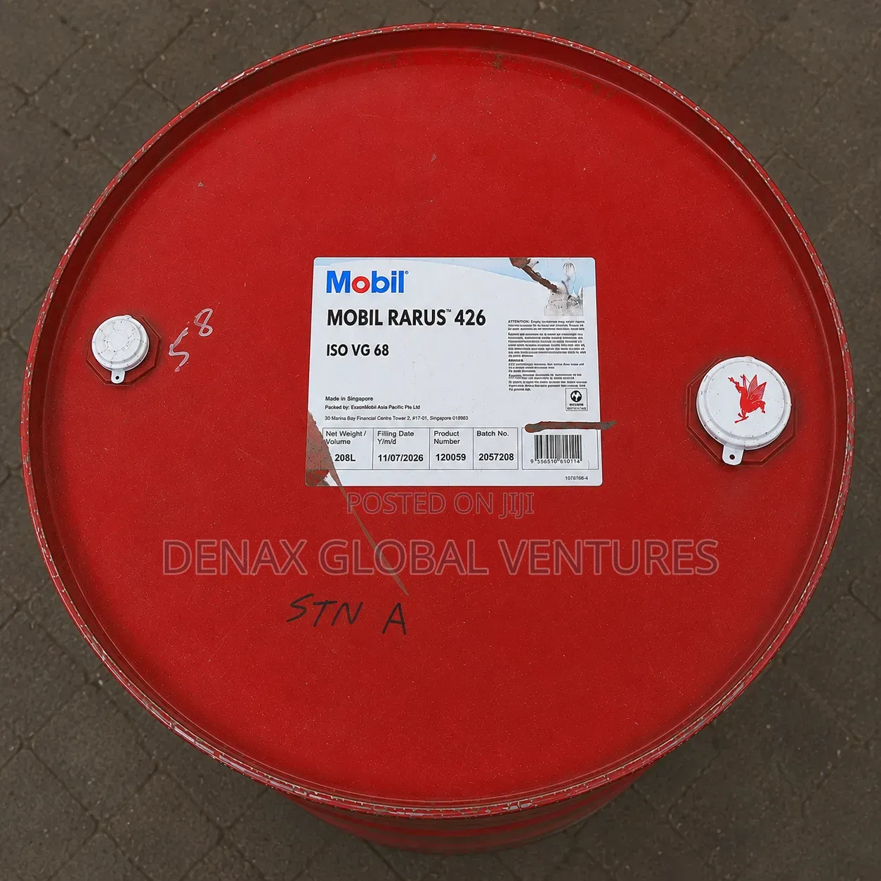 Mobil Rarus 426 Air Compressor Lubricant Drum