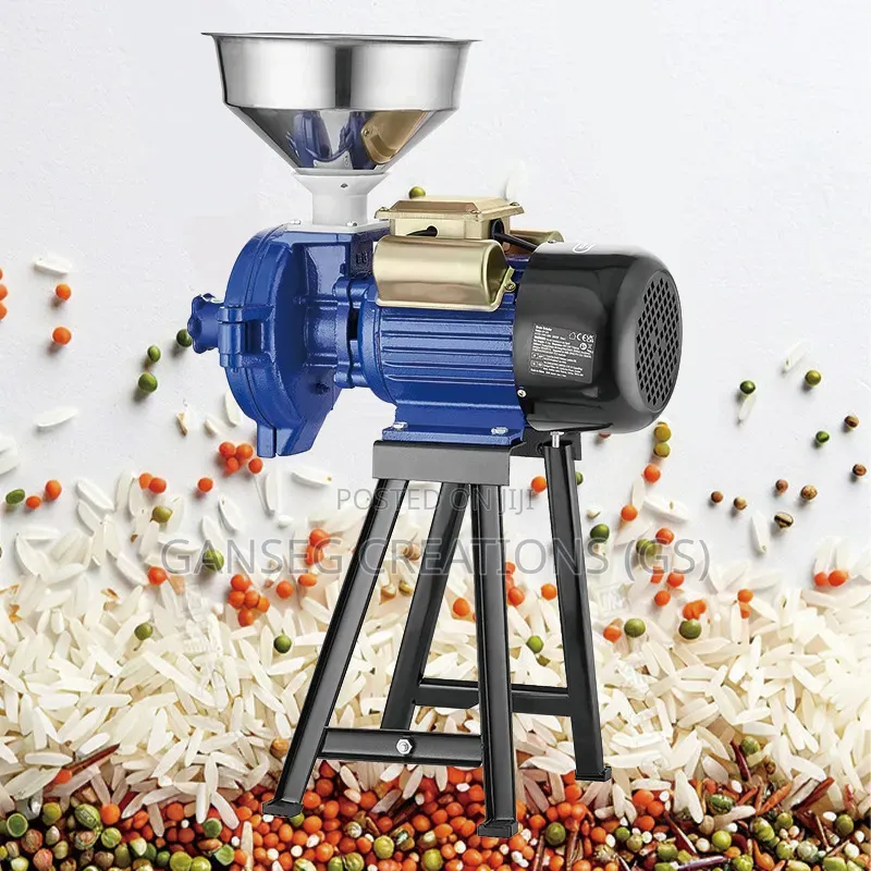 Commercial Electric Grinding Machine for Beans, Maize, and Spices