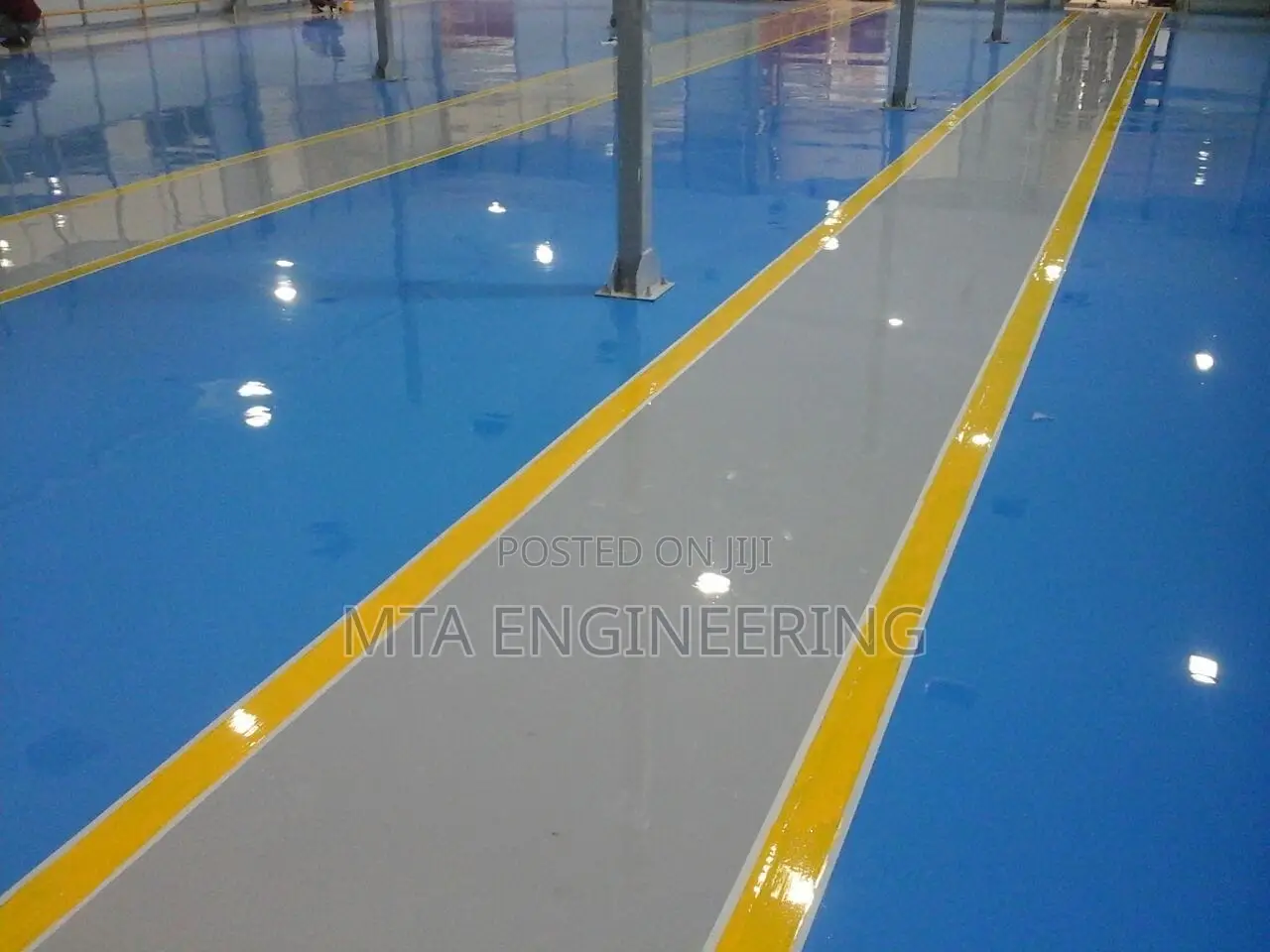 Epoxy Walkway Warehouse Epoxy
