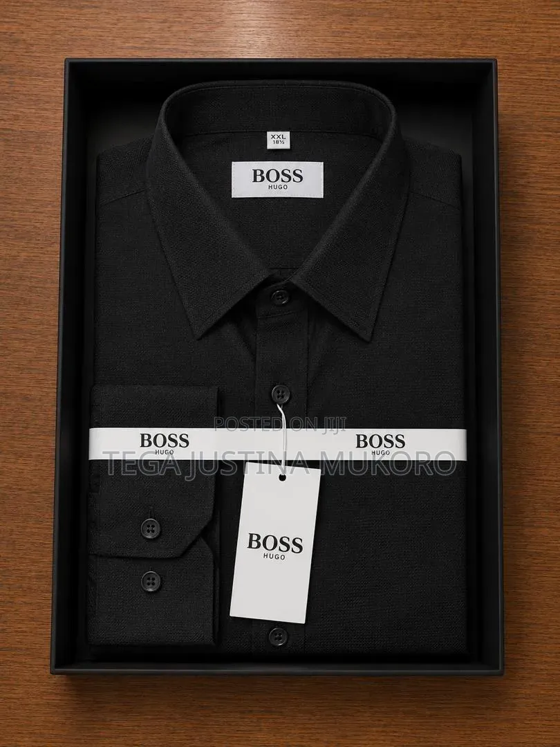 High Quality Hugo Boss Men's Long Sleeve Shirt