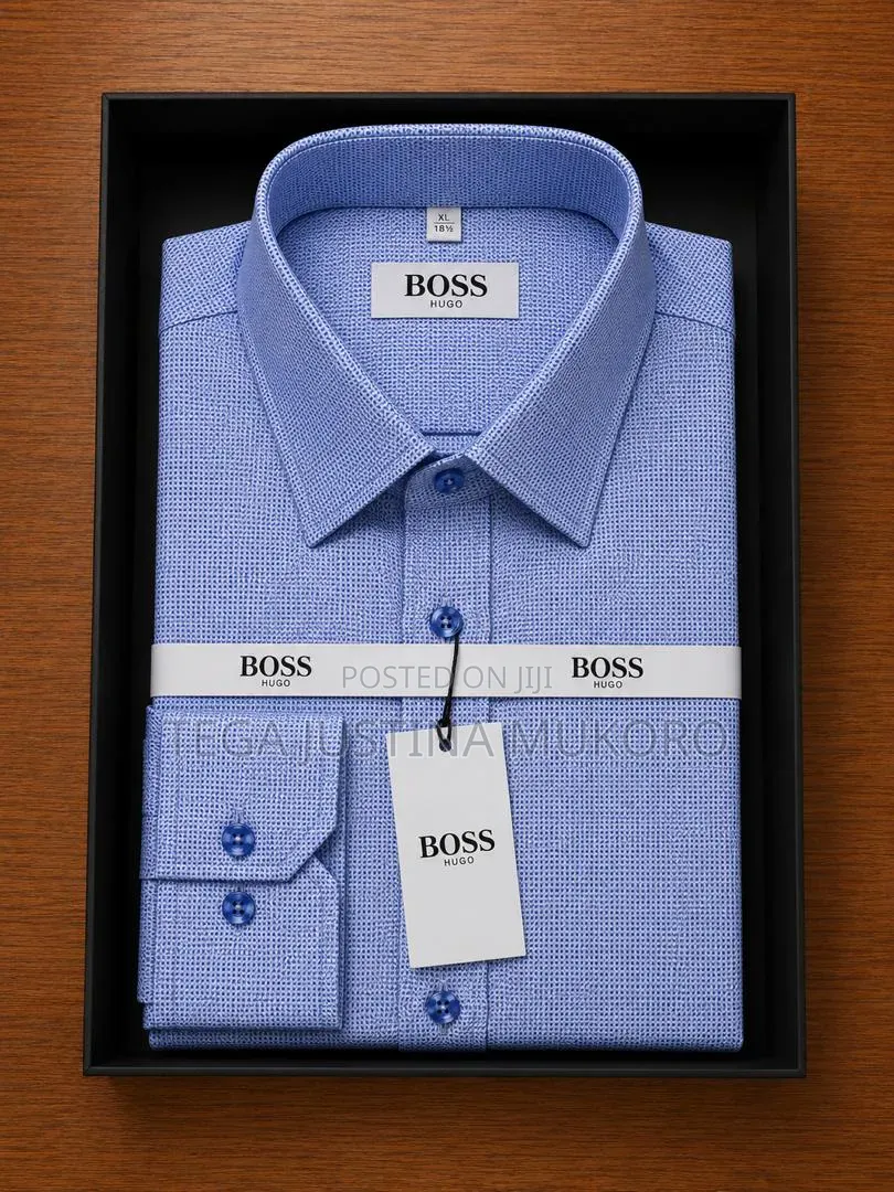 High Quality Hugo Boss Men's Long Sleeve Shirt