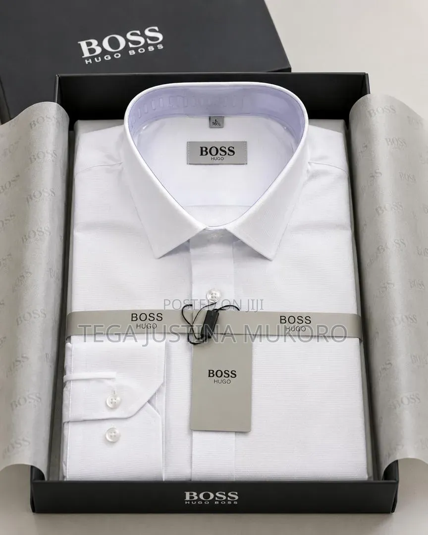 High Quality Hugo Boss Men's Long Sleeve Shirt