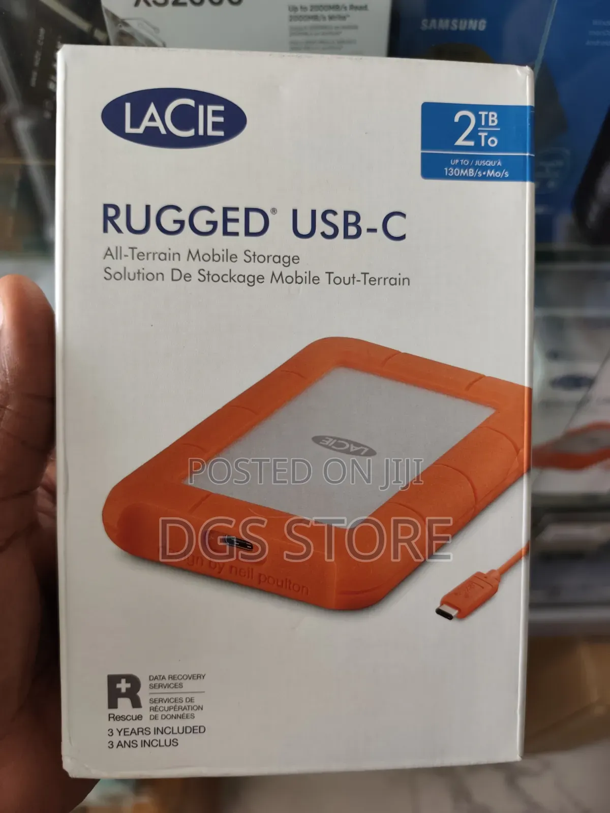 Lacie Rugged USB C 2tb Hard Drive