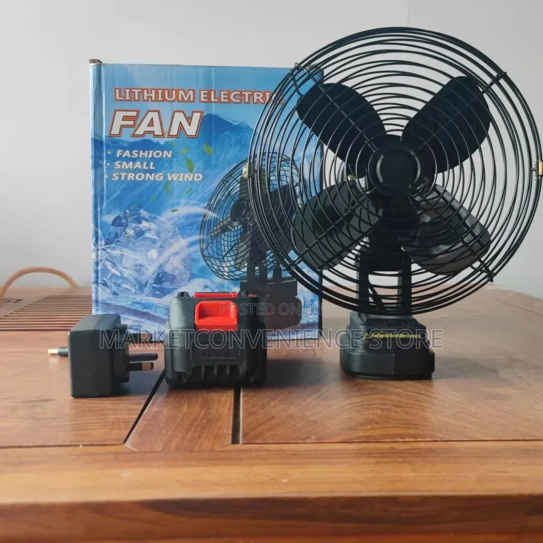Rechargeable Lithium Fan With Batteries