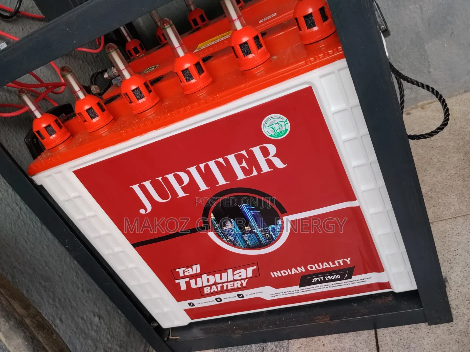 250ah Jupiter Tall Tubular Battery
