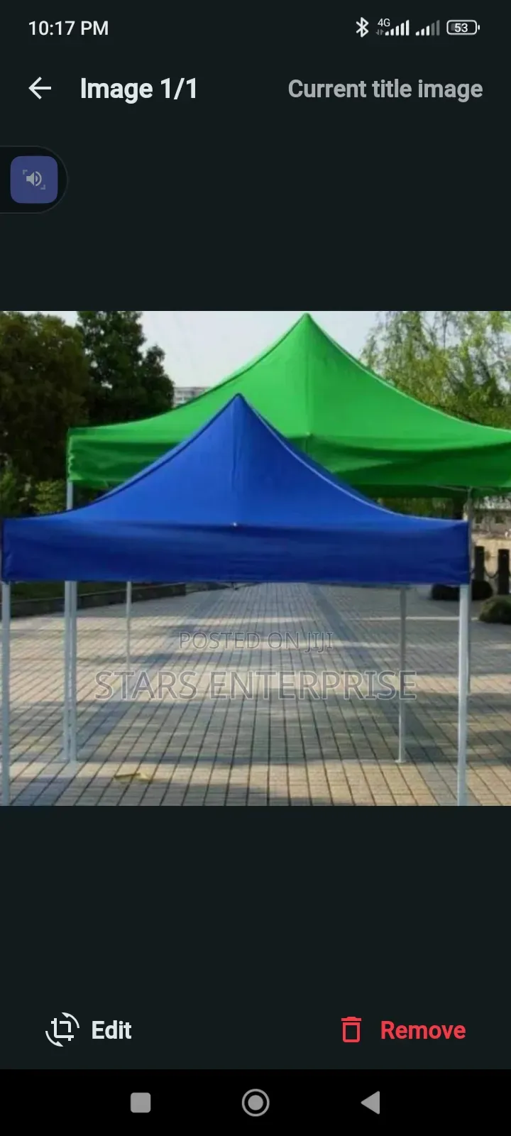 Foldable Canopy 10 X 10/ Modern Tent