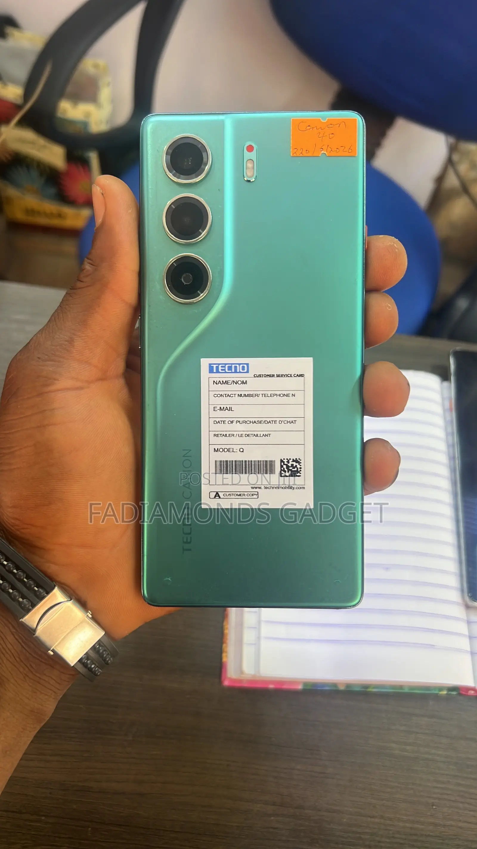 New Tecno Camon 40 Pro 5G 256 GB Blue