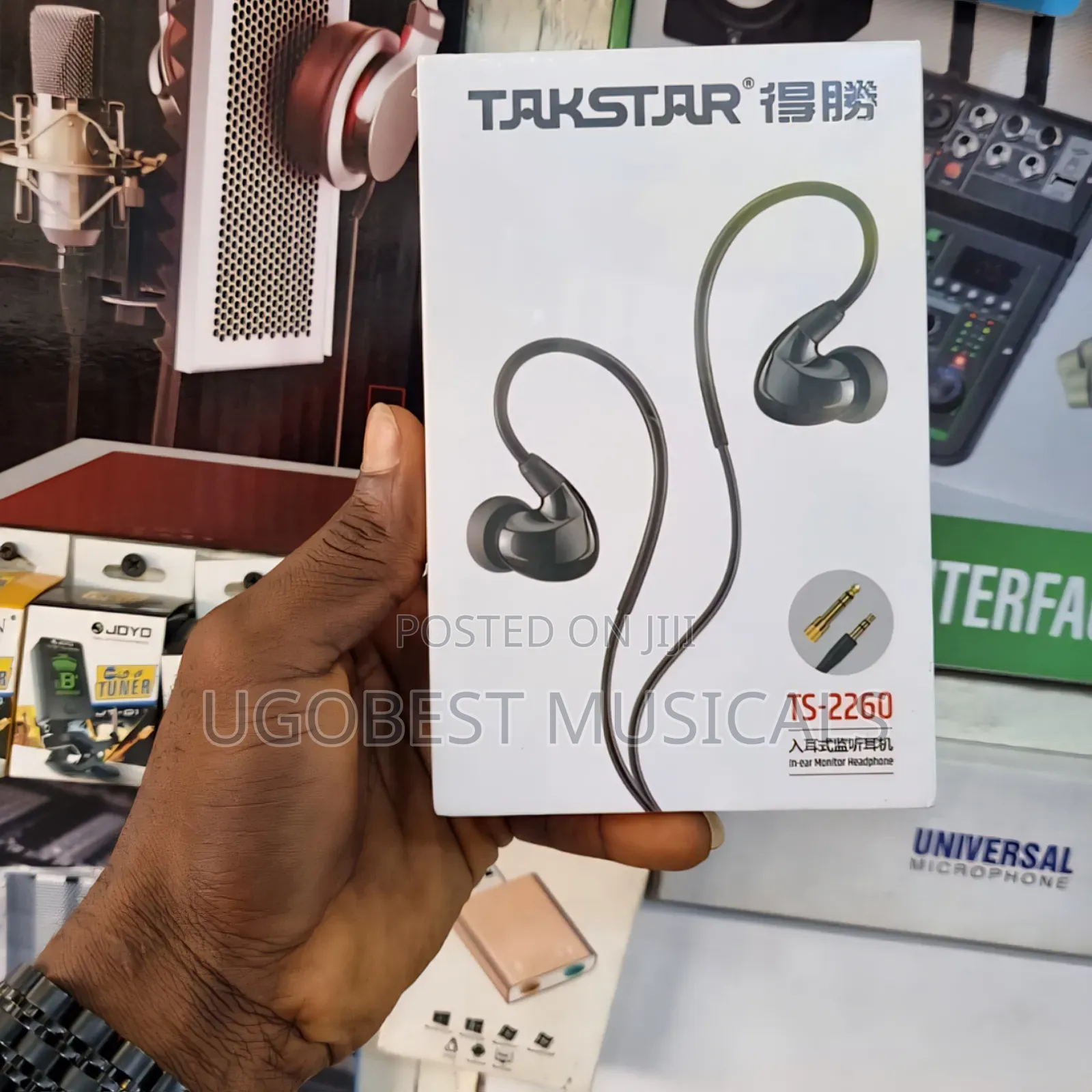 Takstar Ts-2260 Professional in-Ear Monitor Headphone Wired Iem Earbud