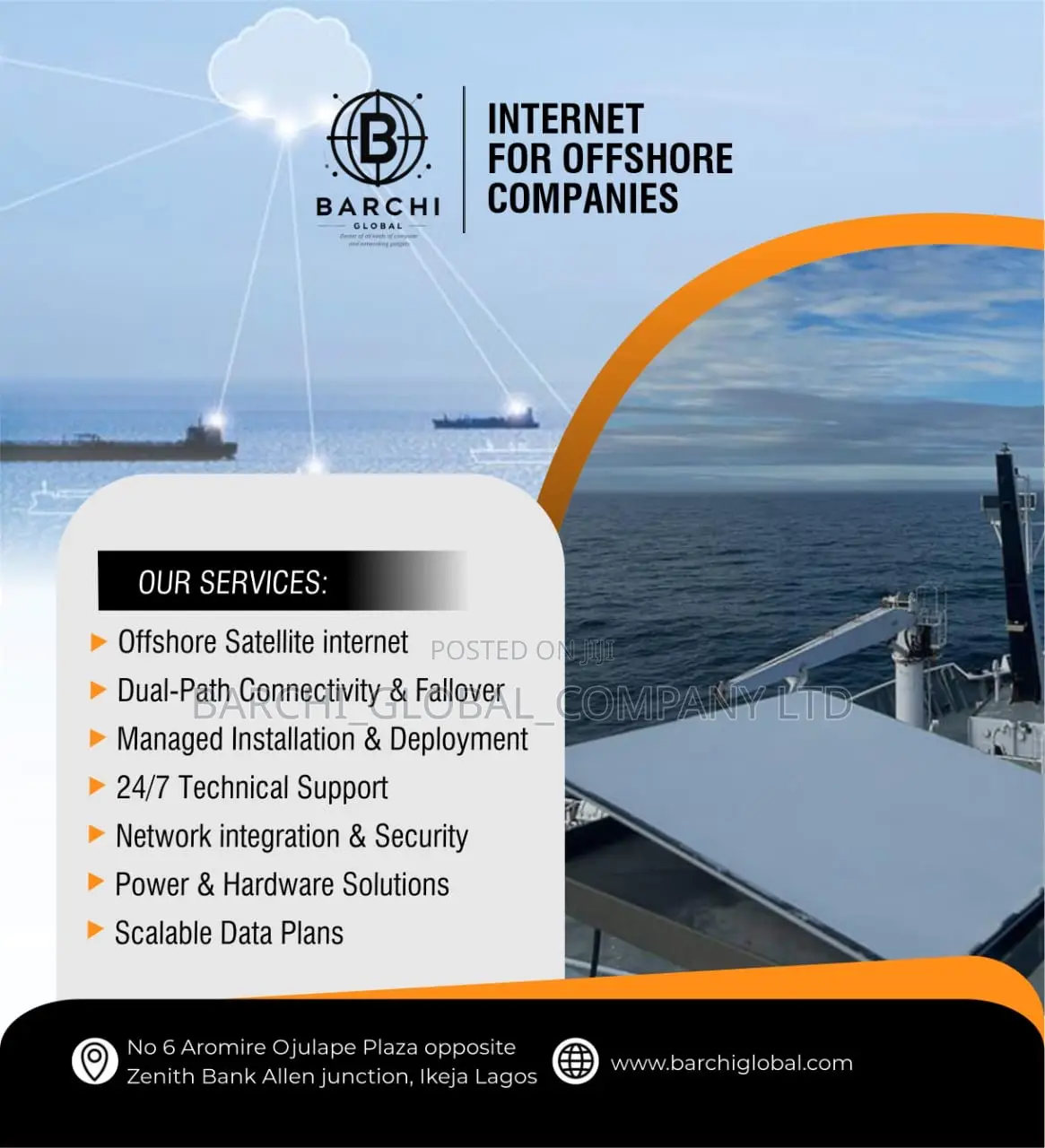 Internet Service for Offshore Companies