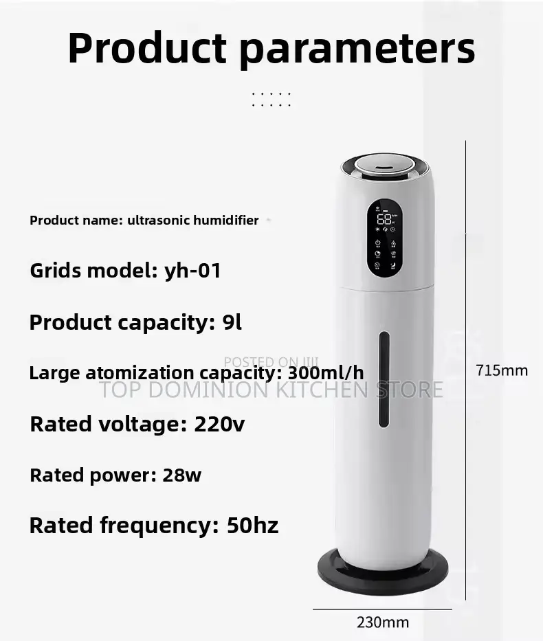 9liter Floor Stand Electric Humidifier