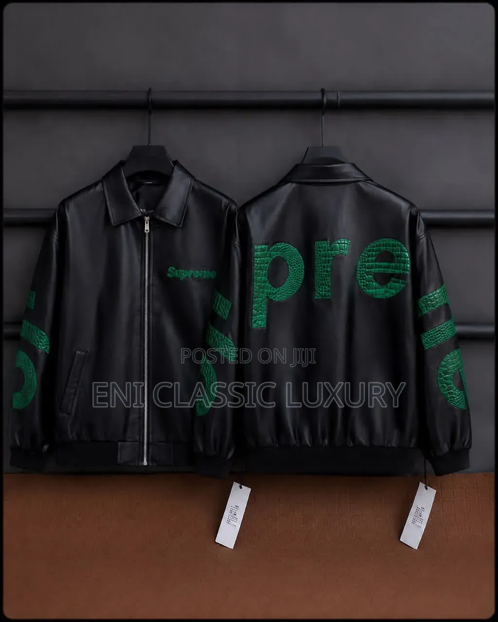 Top Quality Luxury Leather Jacket Supreme Best Quality Well Branded
