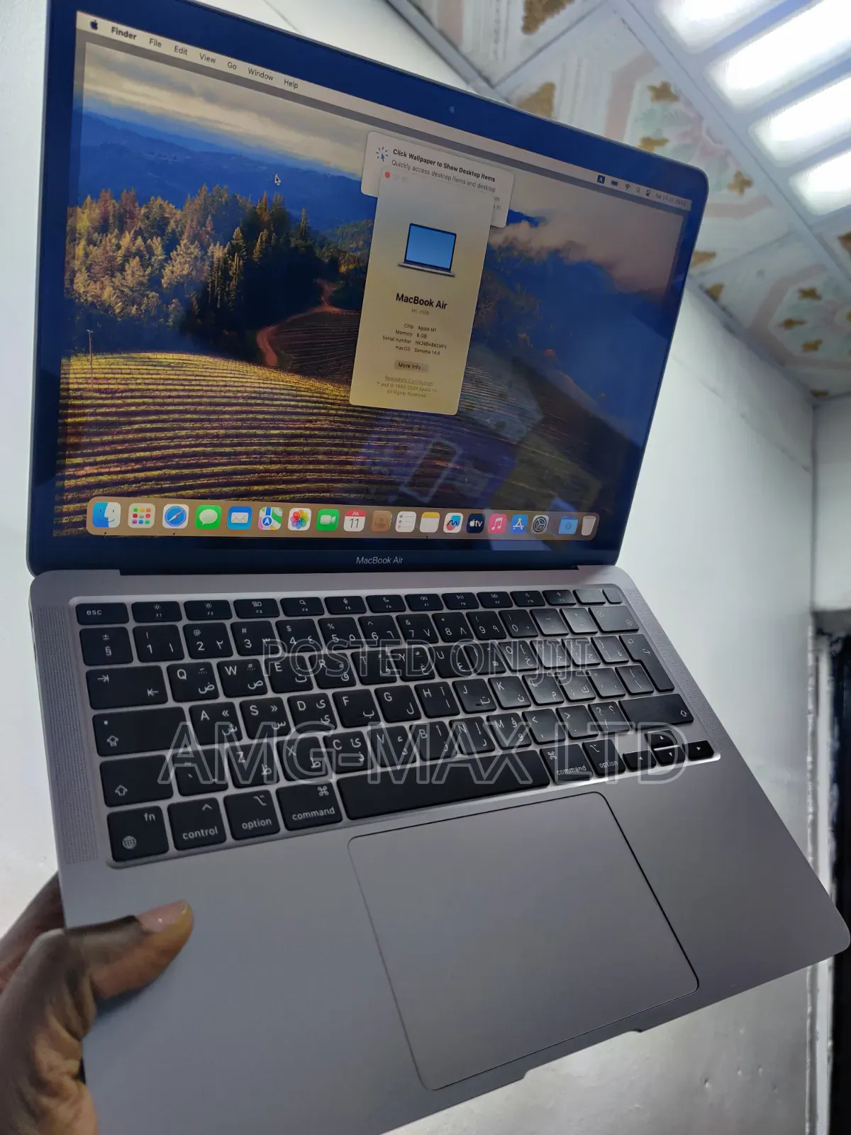 Laptop Apple MacBook Air 2020 M1 8GB Apple M1 SSD 256GB