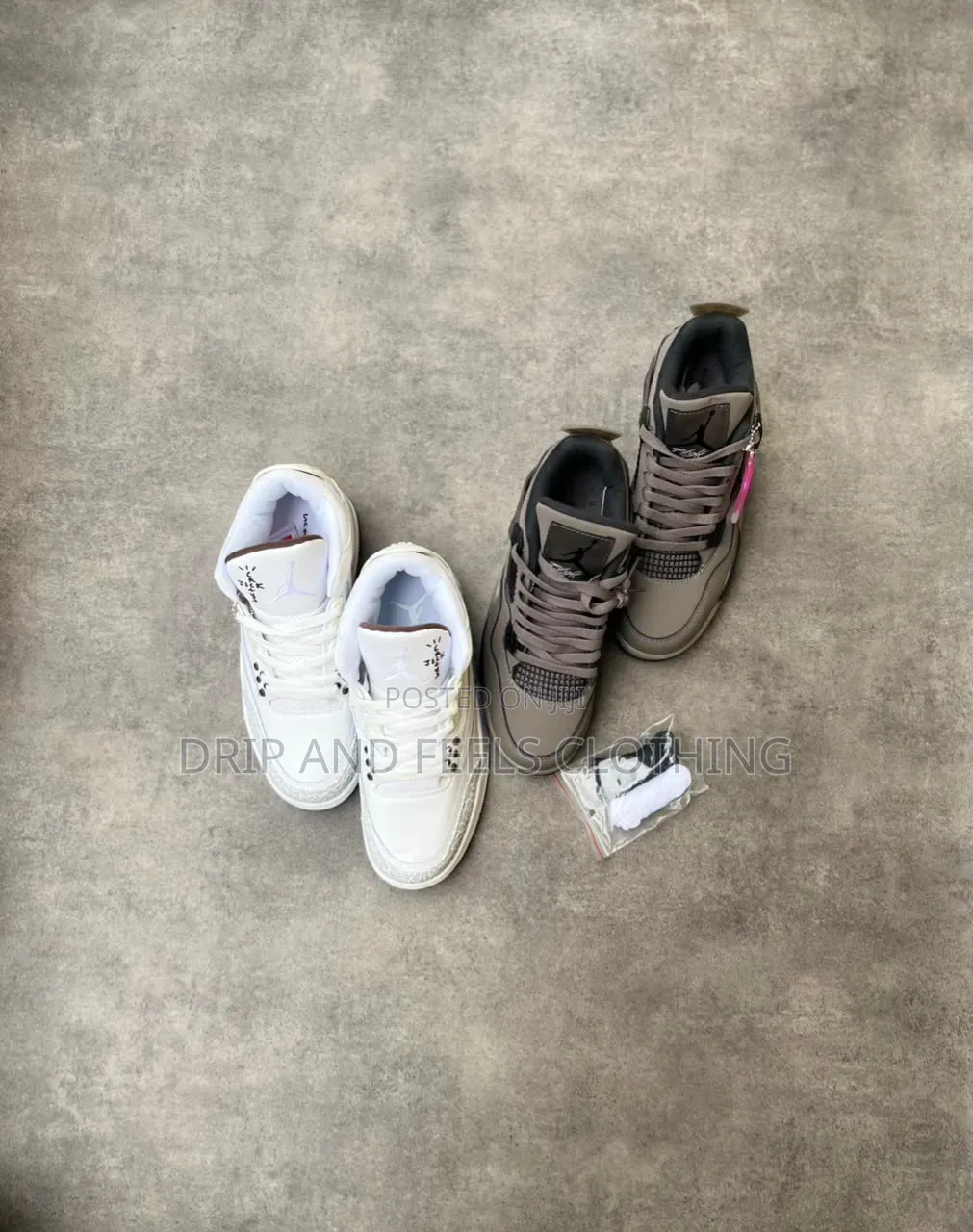 Nike Air Jordan 4 Retro 'Cave Stone' Sneakers