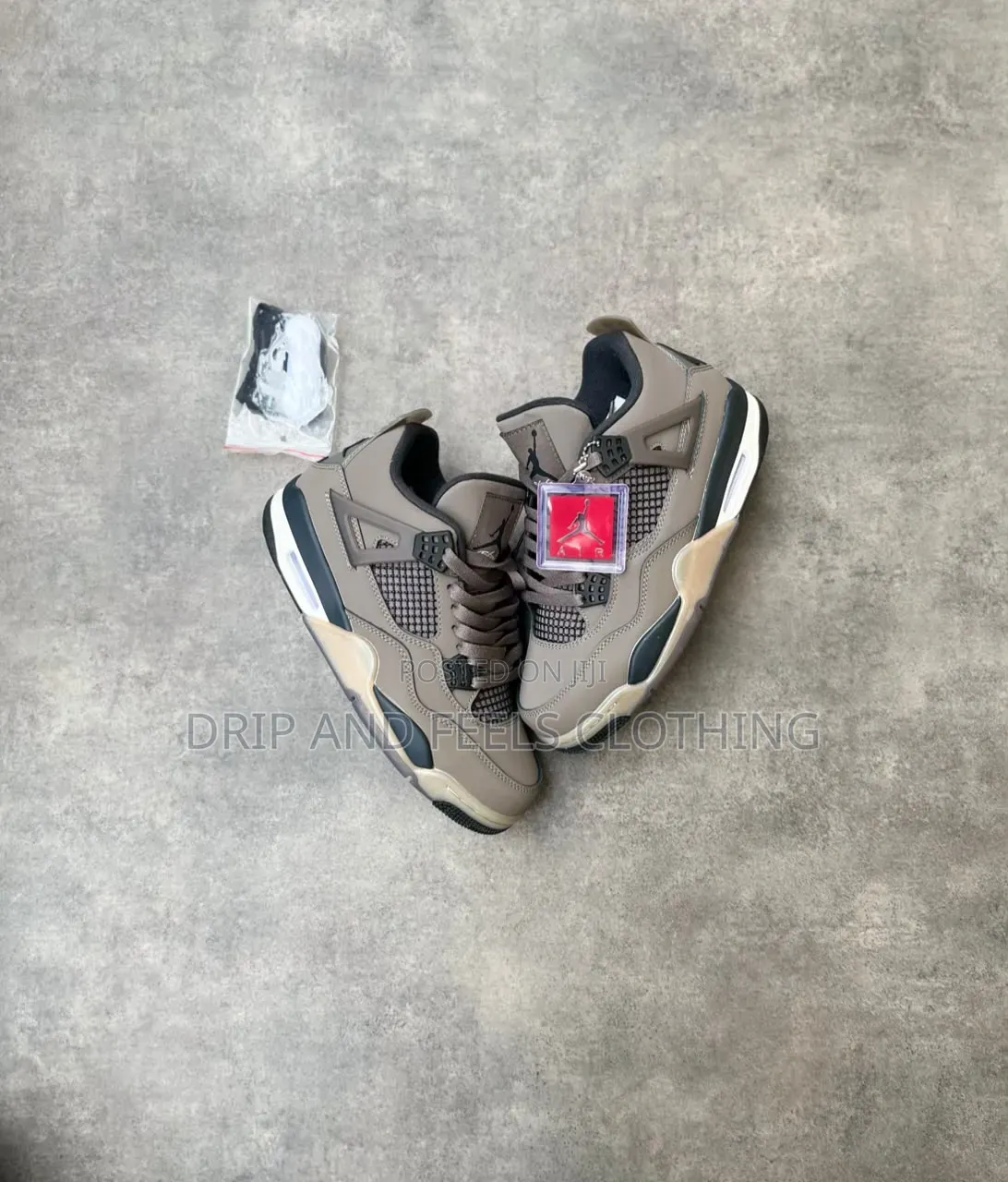 Nike Air Jordan 4 Retro 'Cave Stone' Sneakers